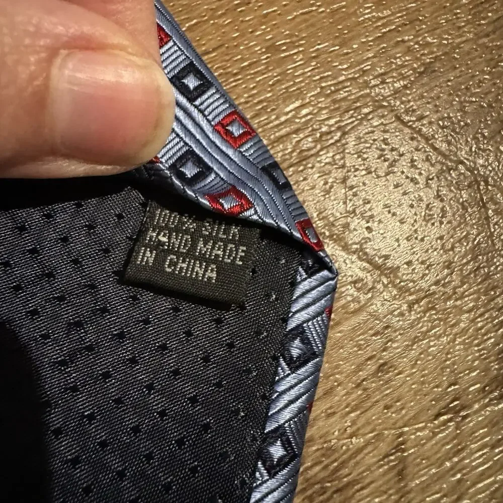2 Talbots Kids Boys Ties Classic Navy Blue Striped 100% Silk Heritage Preppy VTG